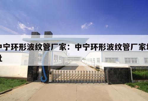 中寧環(huán)形波紋管廠家：中寧環(huán)形波紋管廠家地址